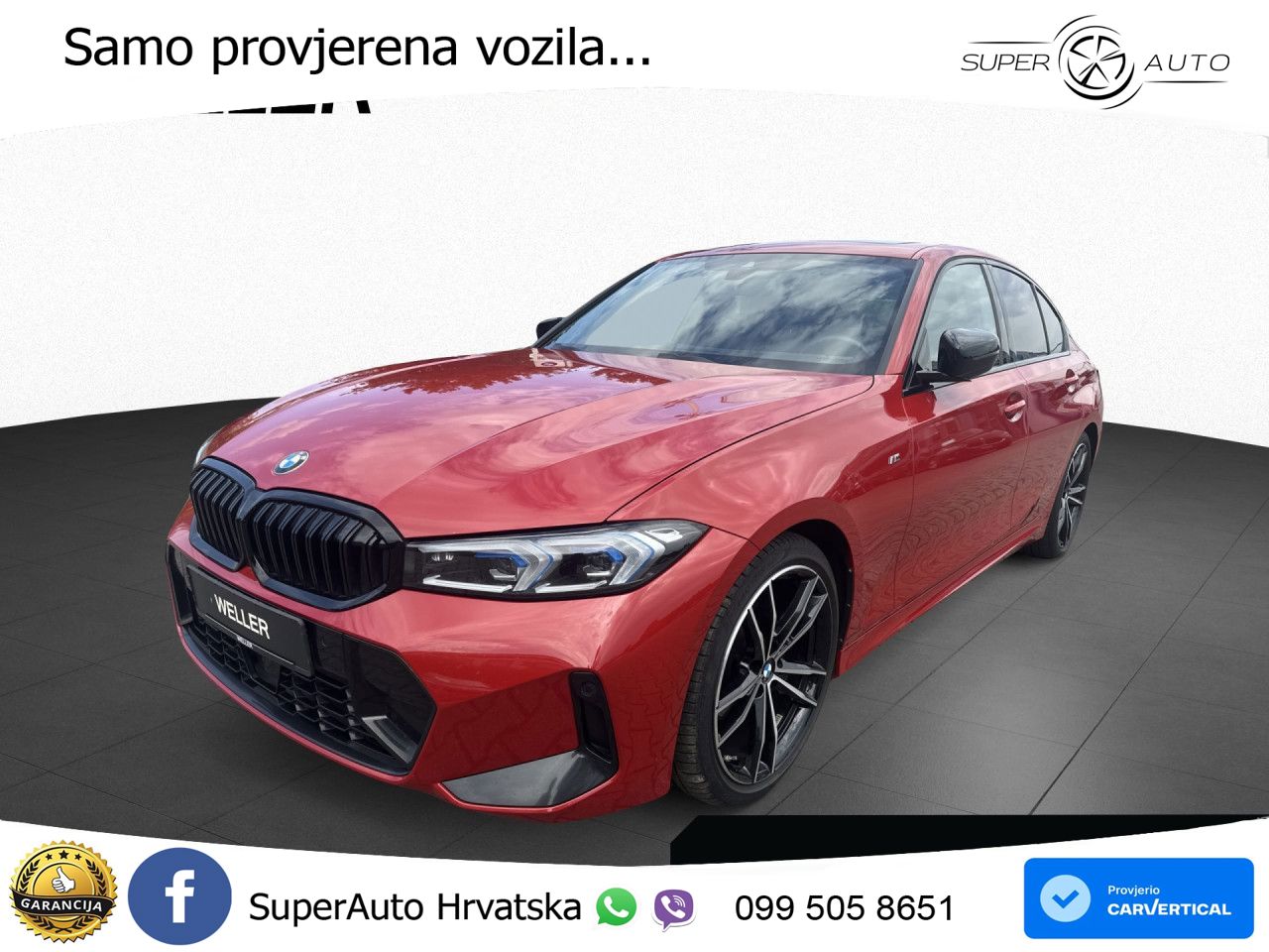 BMW 320d (190 KS) Steptronic M Sport LED+GR SJED+ACC