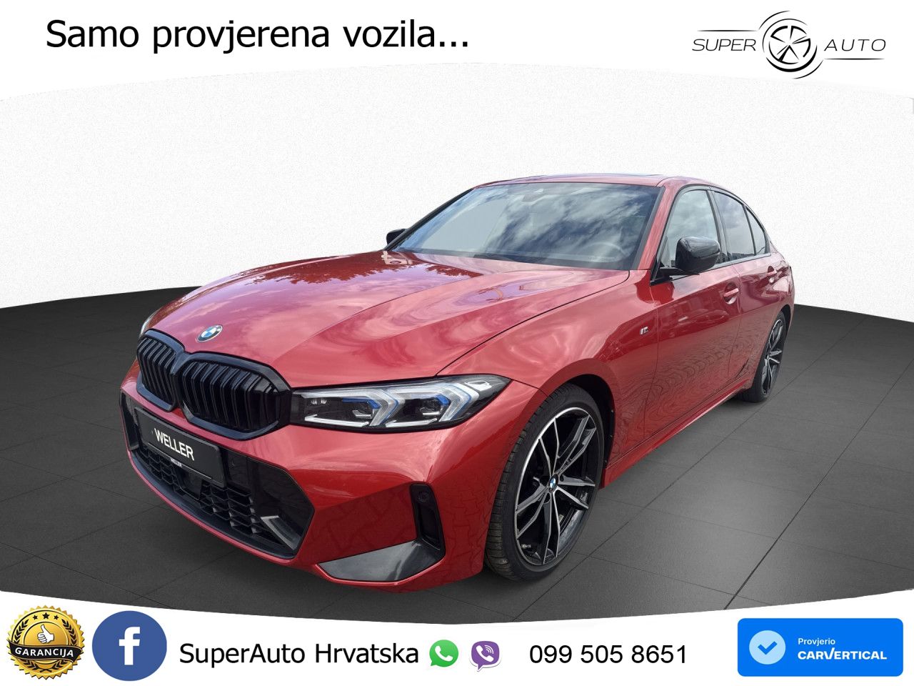BMW 320d (190 KS) Steptronic M Sport LED+GR SJED+ACC