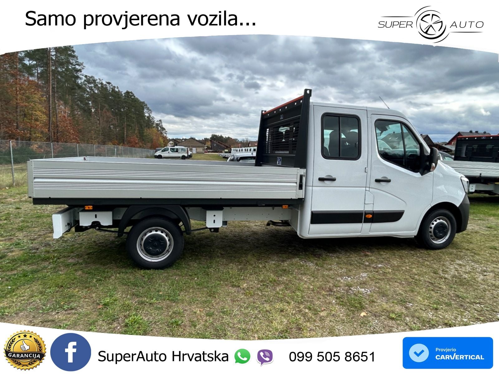 Renault Master Doka Pritsche AHK Tempo 145 KS