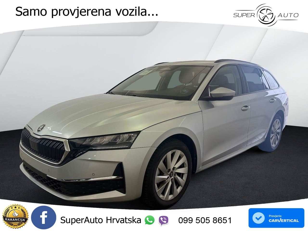 Škoda Octavia Combi 2.0 TDI (150 KS) DSG Selection LED+GR SJED+ACC