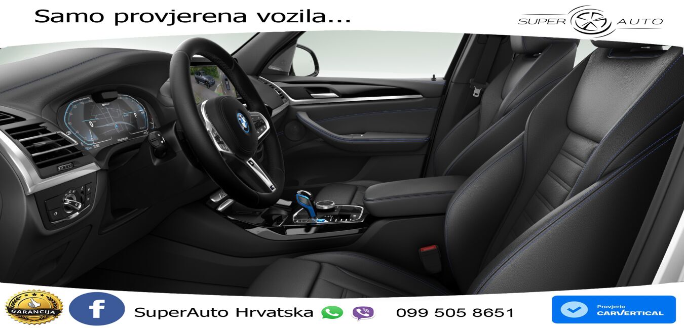BMW iX3 80 kWh (286 KS) M Sport LED+GR SJED+ACC