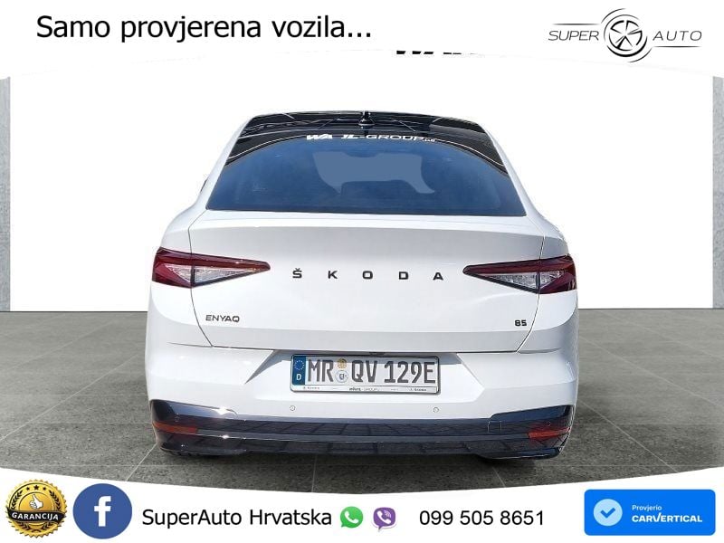 Škoda Enyaq Coupe iV 85 82 kWh (286 KS) SportLine LED+GR SJED+ACC