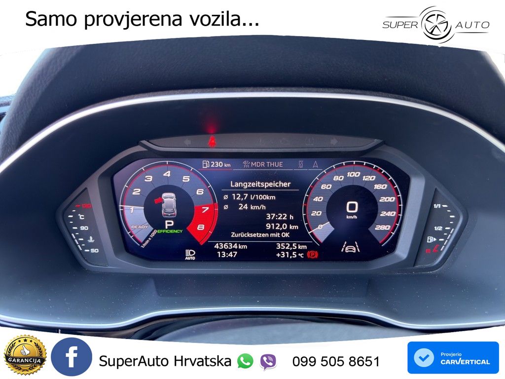 Audi Q3 40 TFSI (190 KS) quattro S tronic advanced LED+GR SJED+ACC