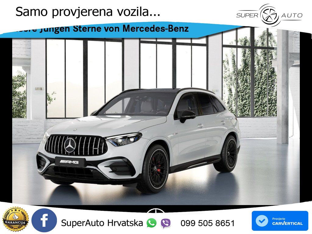 Mercedes AMG GLC 63 S E PERFORMANCE (680 KS) 4MATIC+ AMG SPEEDSHIFT MCT 9G ACC+HEAD+4xGR SJED+360+PANO