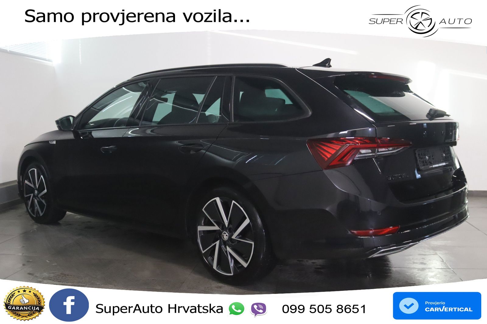 Škoda Octavia Combi 2.0 TDI (150 KS) DSG SportLine LED+GR SJED+ACC