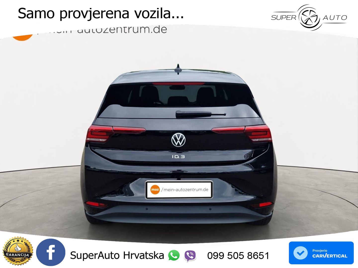 Volkswagen ID.3 Pro 62 kWh (204 KS) LED+GR SJED+ACC