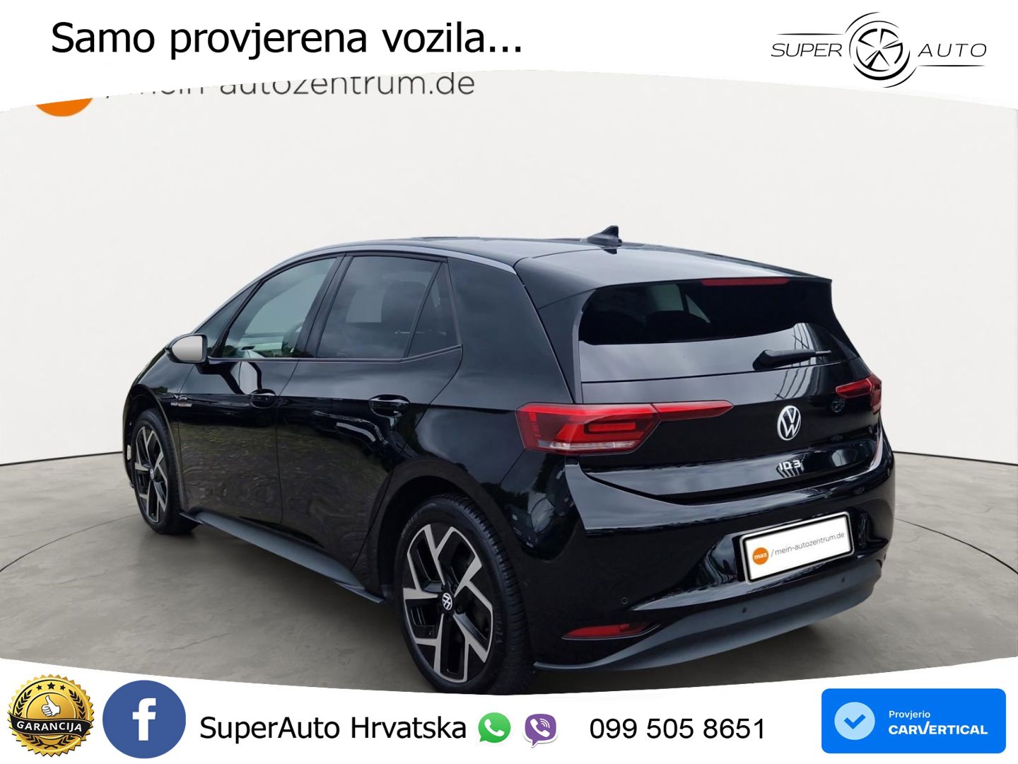 Volkswagen ID.3 Pro 62 kWh (204 KS) LED+GR SJED+ACC