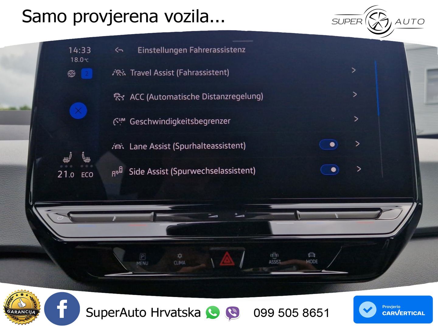 Volkswagen ID.3 Pro 62 kWh (204 KS) LED+GR SJED+ACC
