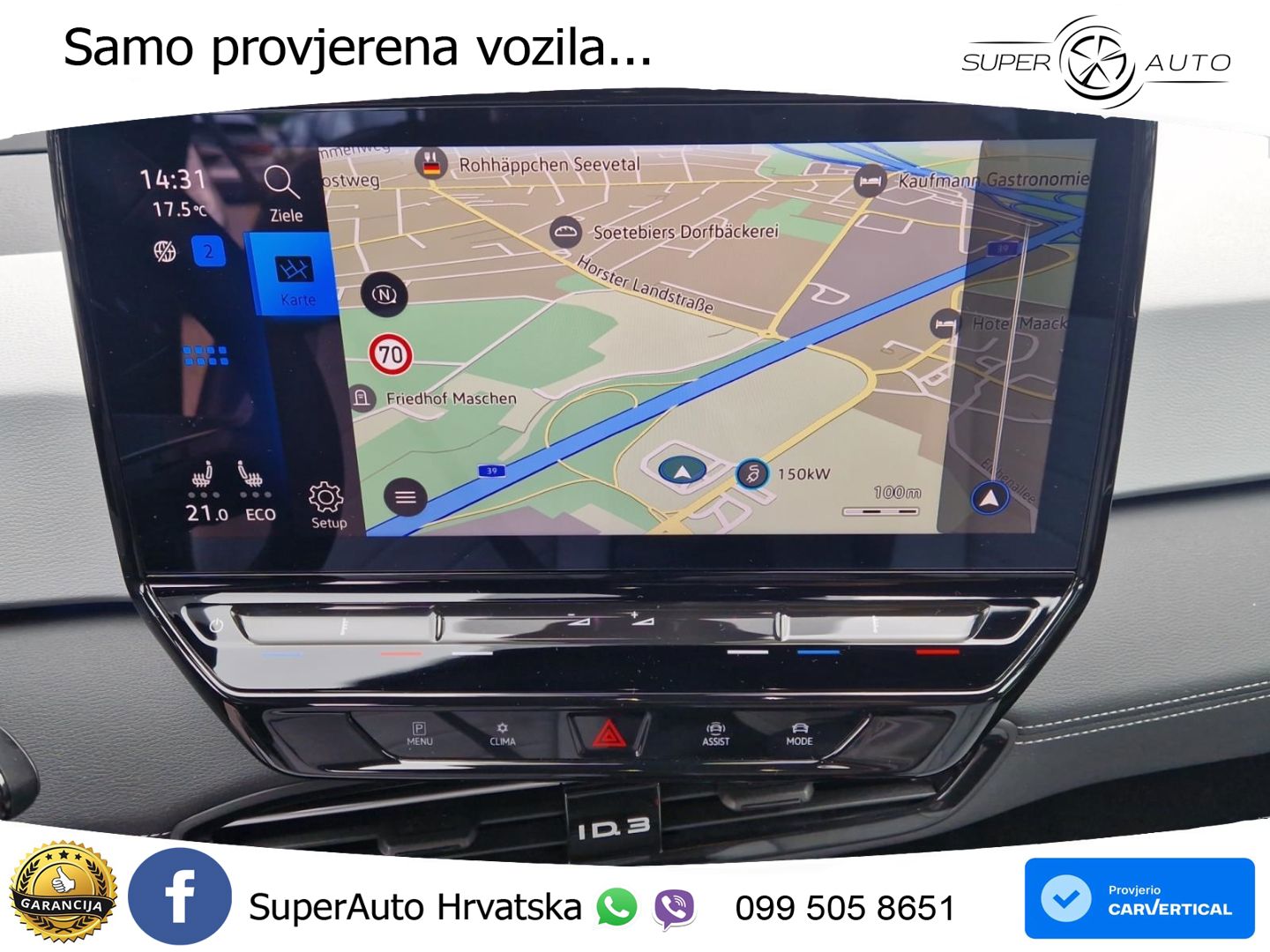 Volkswagen ID.3 Pro 62 kWh (204 KS) LED+GR SJED+ACC