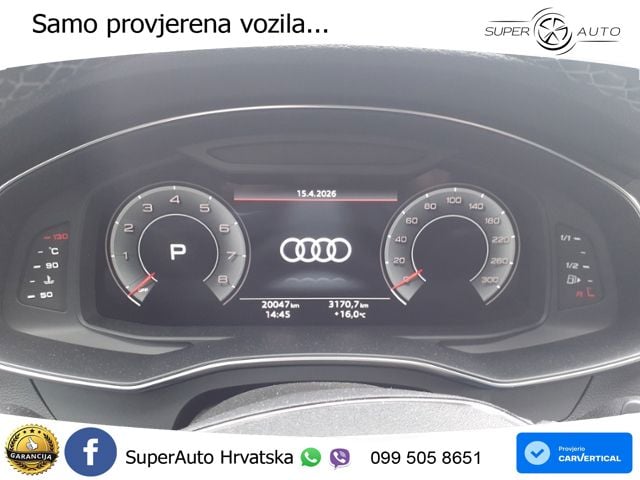 Audi A6 55 TFSI V6 (340 KS) quattro ultra S tronic S line ZRAČNI+ACC+GR SJED+KAM