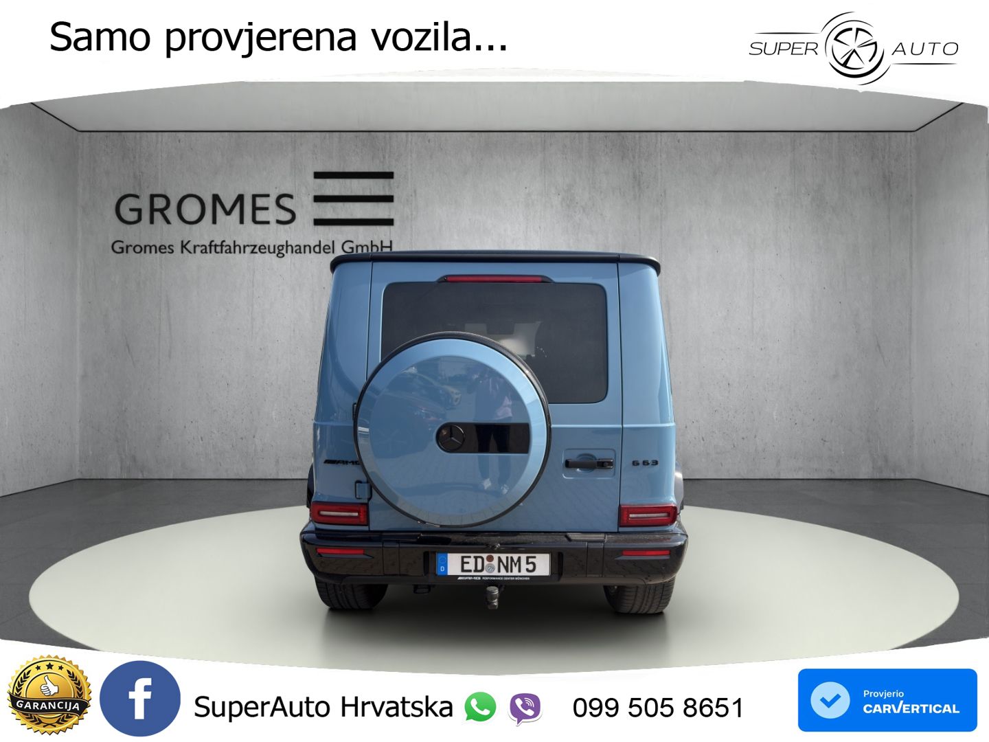 Mercedes AMG G 63 Long V8 (585 KS) 4MATIC 9G-TRONIC AMG SPEEDSHIFT TCT Superior ACC+HEAD+4xGR SJED+360+PANO