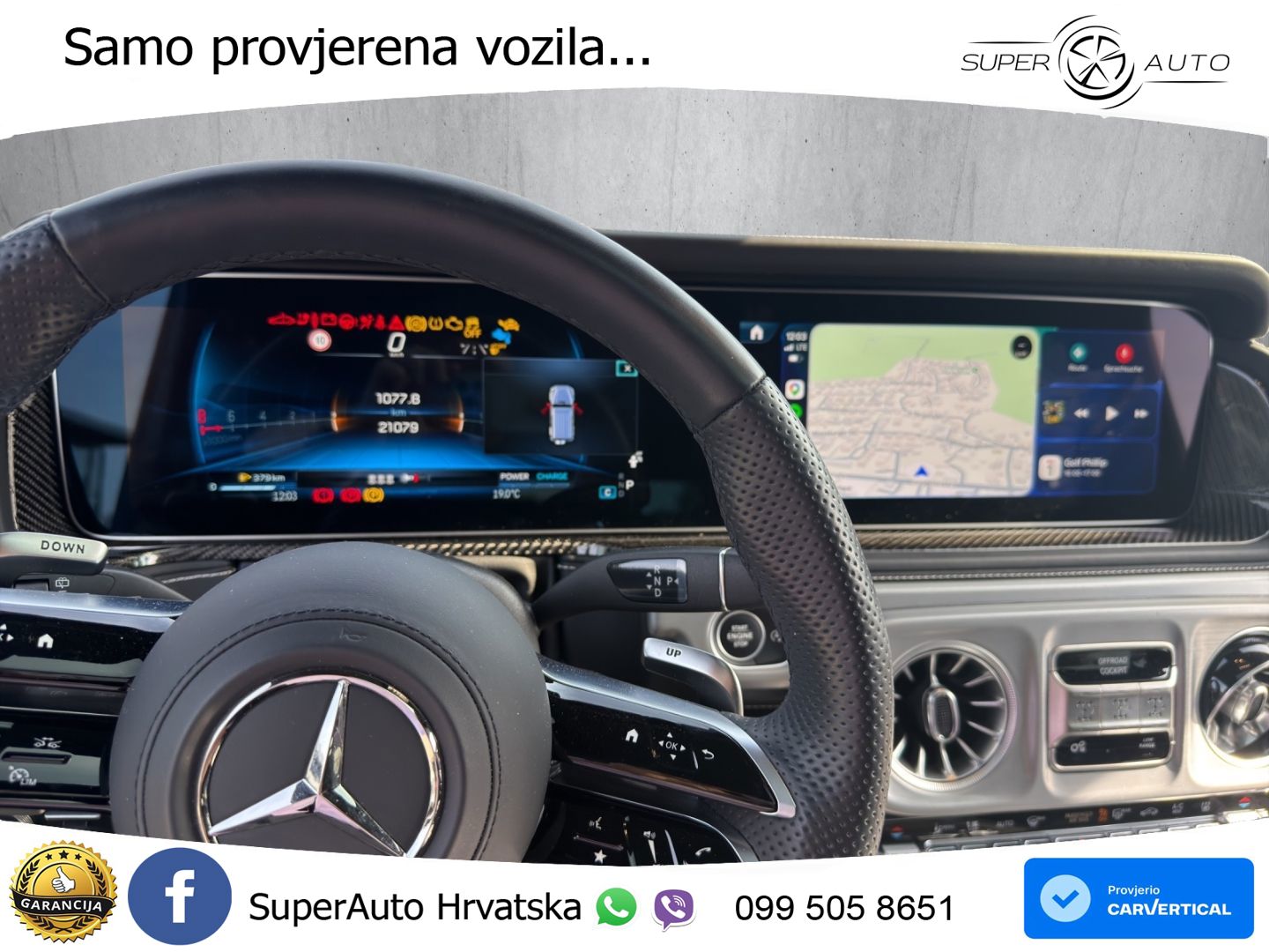Mercedes AMG G 63 Long V8 (585 KS) 4MATIC 9G-TRONIC AMG SPEEDSHIFT TCT Superior ACC+HEAD+4xGR SJED+360+PANO