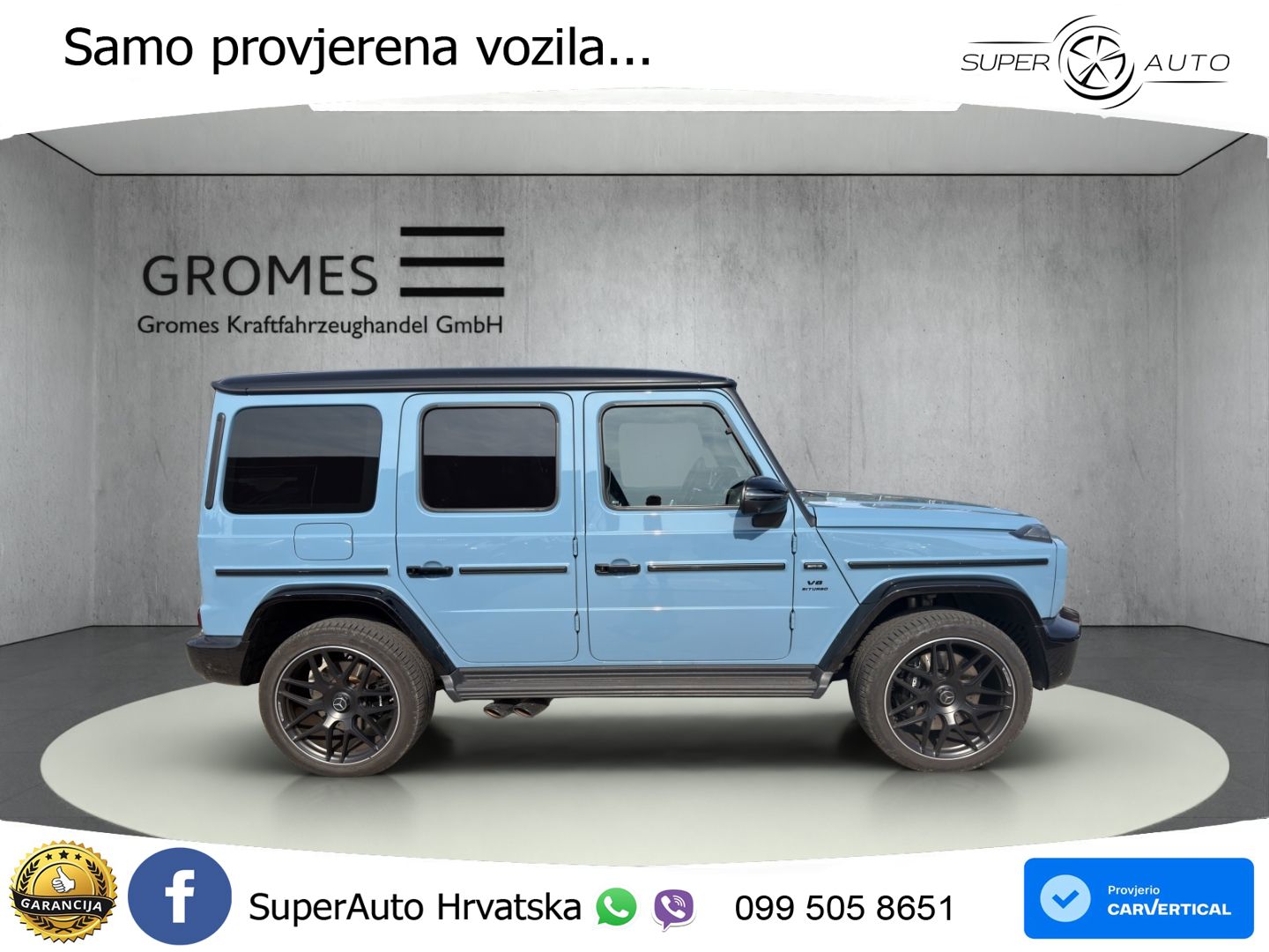 Mercedes AMG G 63 Long V8 (585 KS) 4MATIC 9G-TRONIC AMG SPEEDSHIFT TCT Superior ACC+HEAD+4xGR SJED+360+PANO