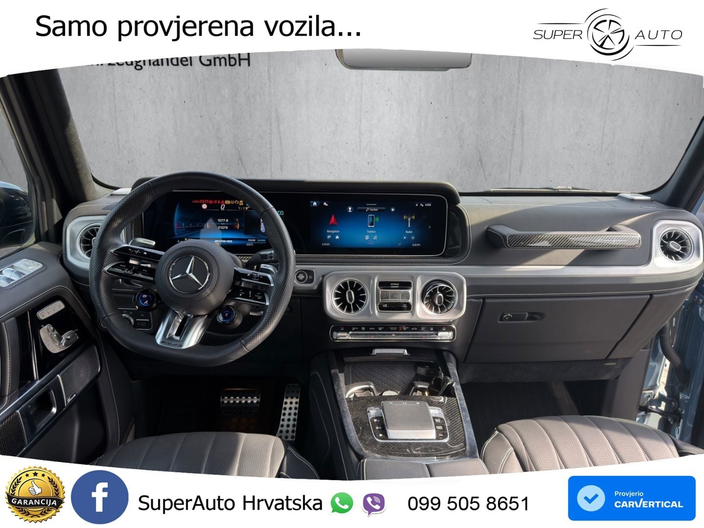 Mercedes AMG G 63 Long V8 (585 KS) 4MATIC 9G-TRONIC AMG SPEEDSHIFT TCT Superior ACC+HEAD+4xGR SJED+360+PANO