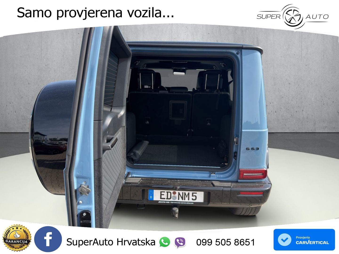 Mercedes AMG G 63 Long V8 (585 KS) 4MATIC 9G-TRONIC AMG SPEEDSHIFT TCT Superior ACC+HEAD+4xGR SJED+360+PANO