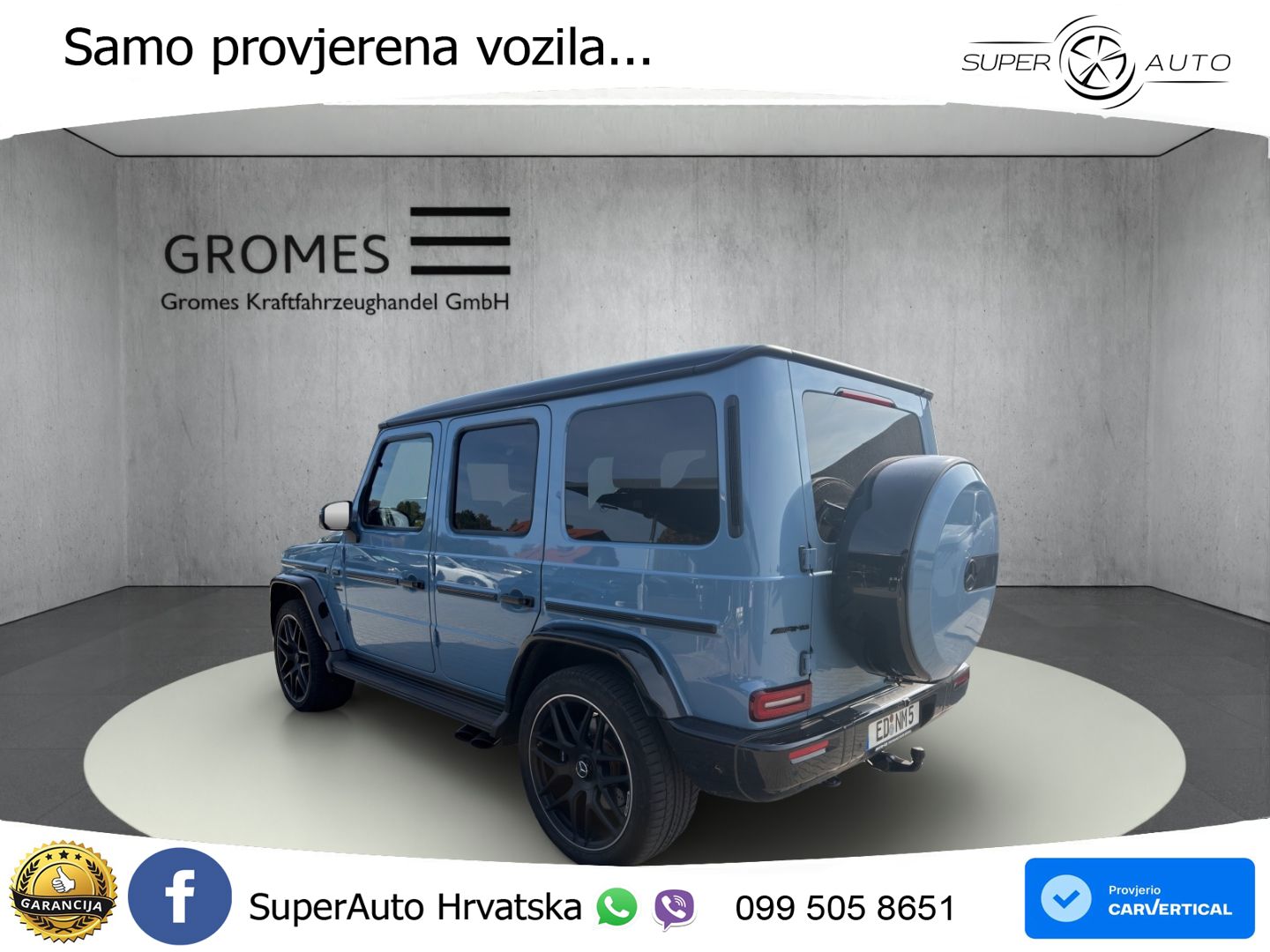 Mercedes AMG G 63 Long V8 (585 KS) 4MATIC 9G-TRONIC AMG SPEEDSHIFT TCT Superior ACC+HEAD+4xGR SJED+360+PANO