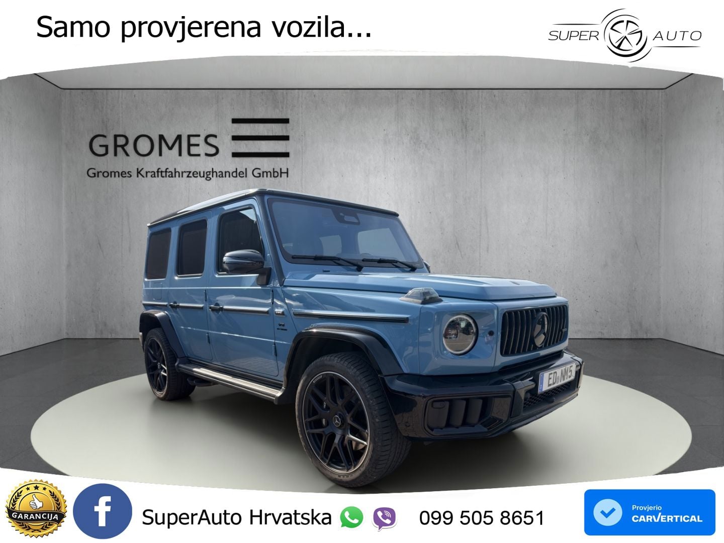 Mercedes AMG G 63 Long V8 (585 KS) 4MATIC 9G-TRONIC AMG SPEEDSHIFT TCT Superior ACC+HEAD+4xGR SJED+360+PANO