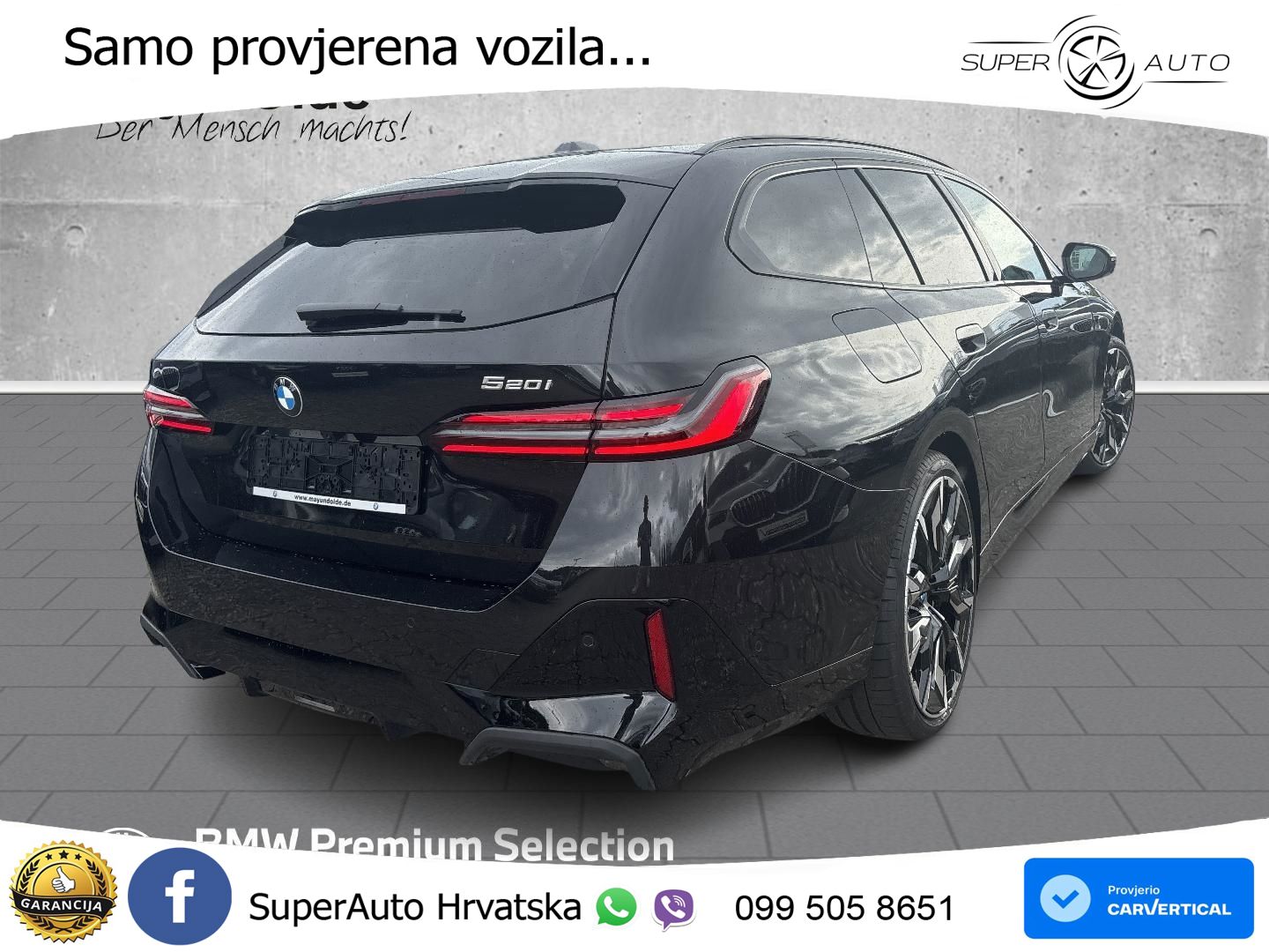 BMW 520i Touring (208 KS) Steptronic M Sport ACC+HEAD+GR SJED+360+PANO