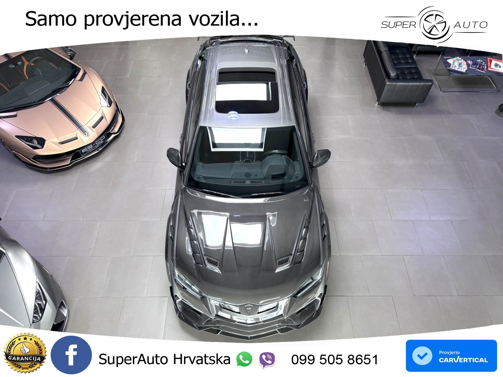 Lamborghini Urus 4.0 V8 (650 KS) 4WD Automatic ZRAČNI+ACC+GR SJED+KAM+PANO