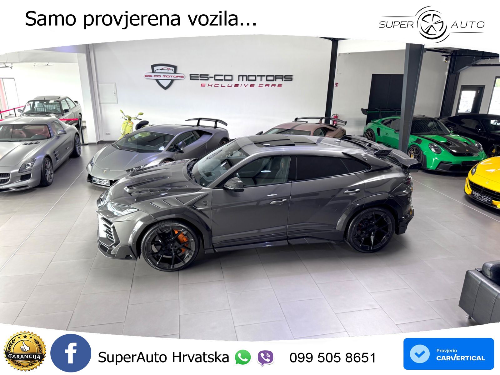Lamborghini Urus 4.0 V8 (650 KS) 4WD Automatic ZRAČNI+ACC+GR SJED+KAM+PANO