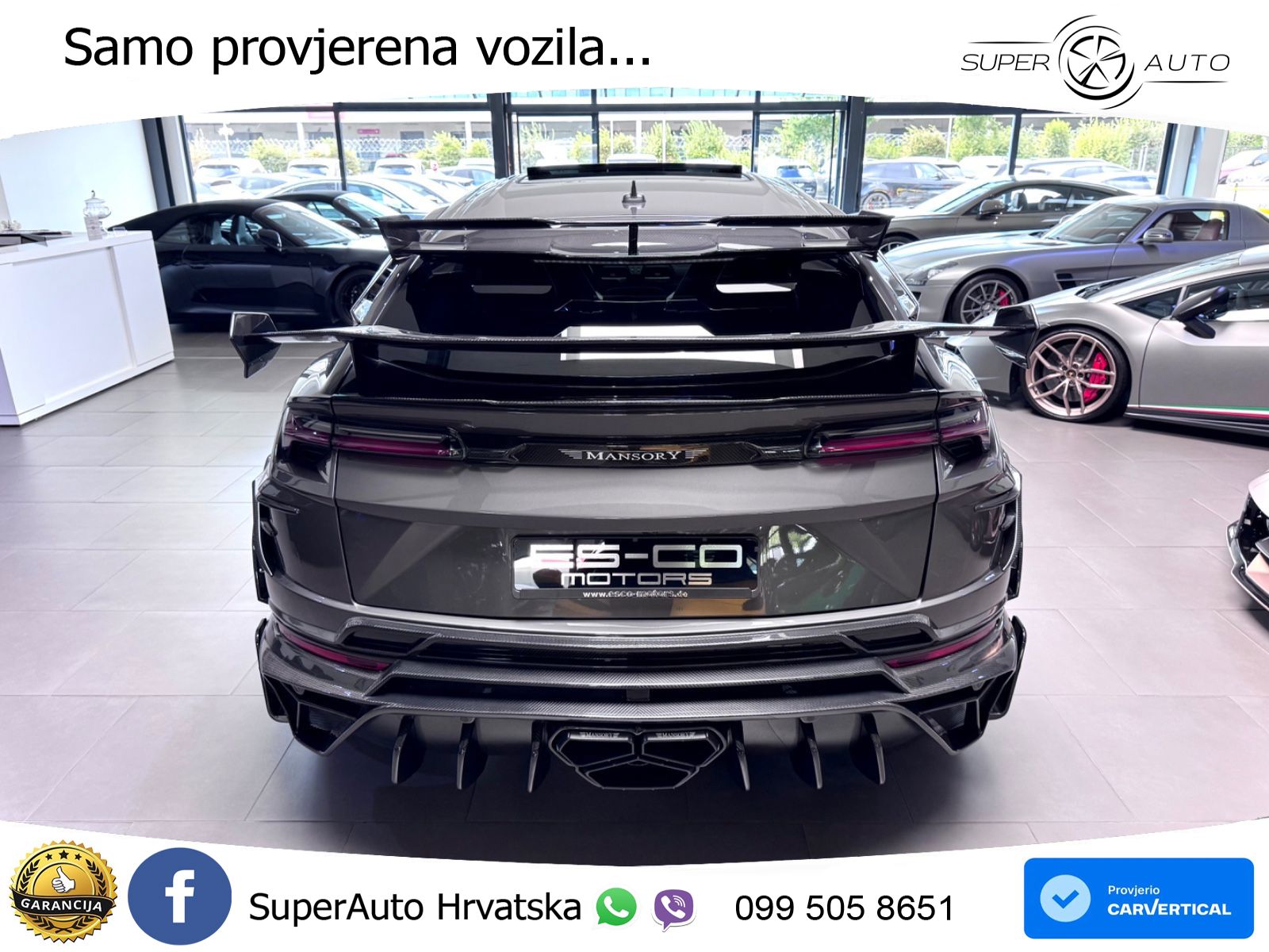 Lamborghini Urus 4.0 V8 (650 KS) 4WD Automatic ZRAČNI+ACC+GR SJED+KAM+PANO