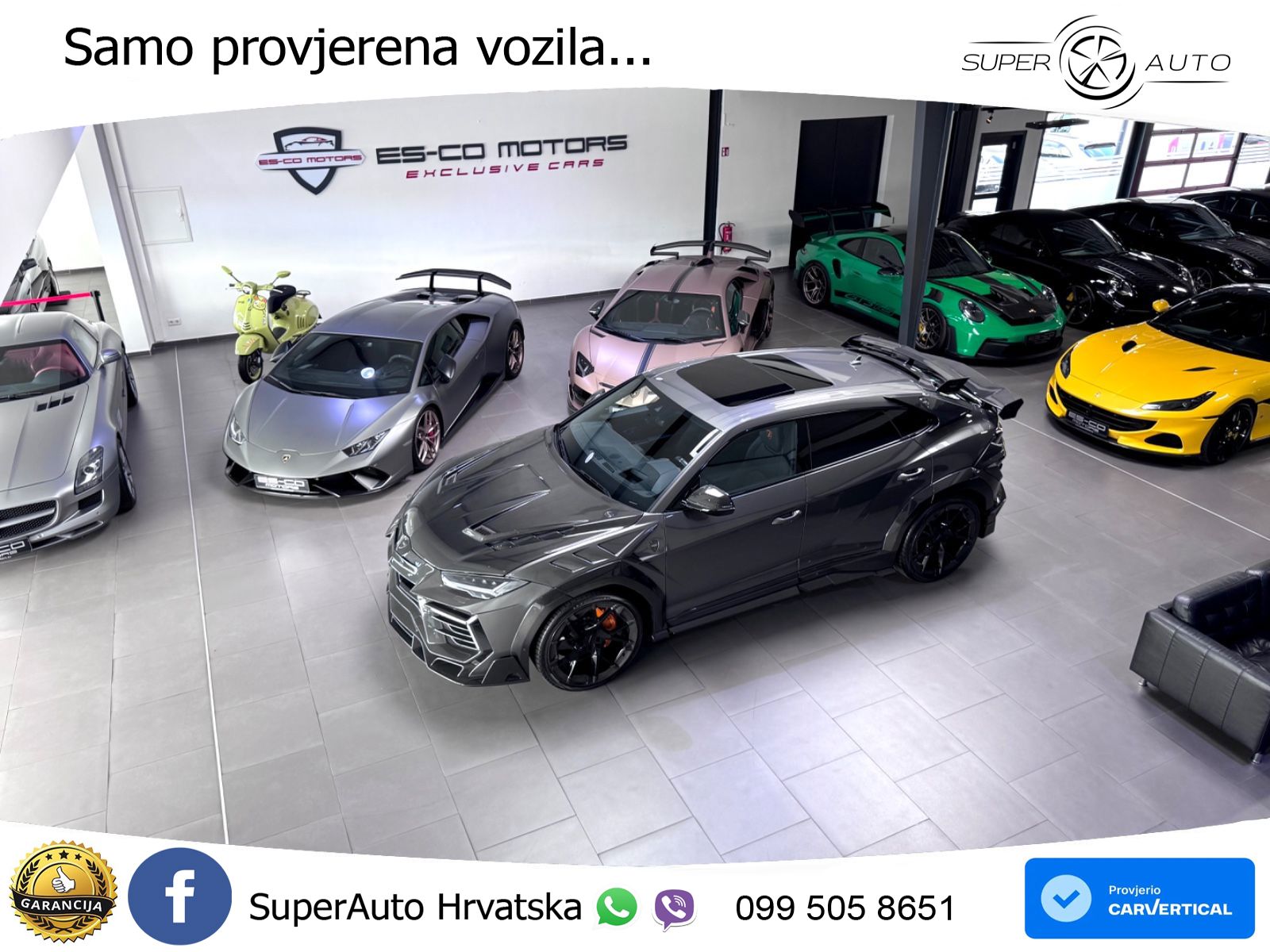 Lamborghini Urus 4.0 V8 (650 KS) 4WD Automatic ZRAČNI+ACC+GR SJED+KAM+PANO