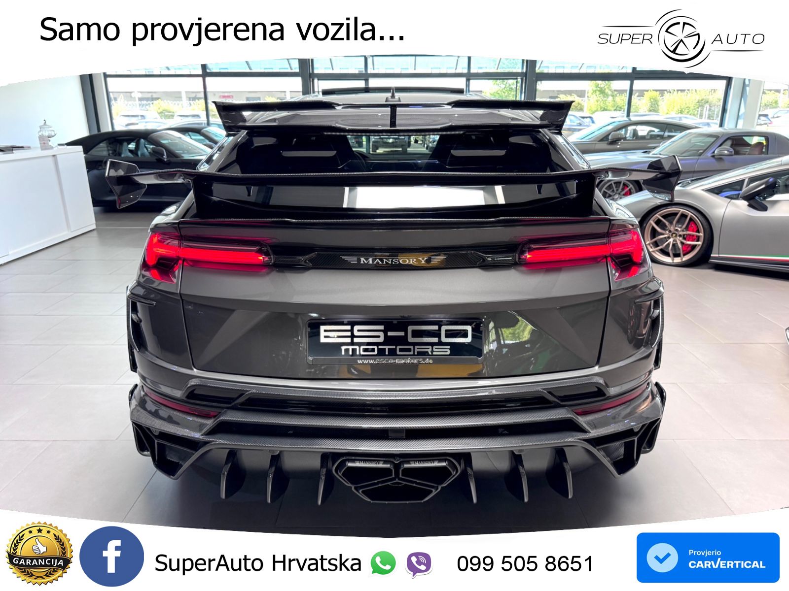 Lamborghini Urus 4.0 V8 (650 KS) 4WD Automatic ZRAČNI+ACC+GR SJED+KAM+PANO