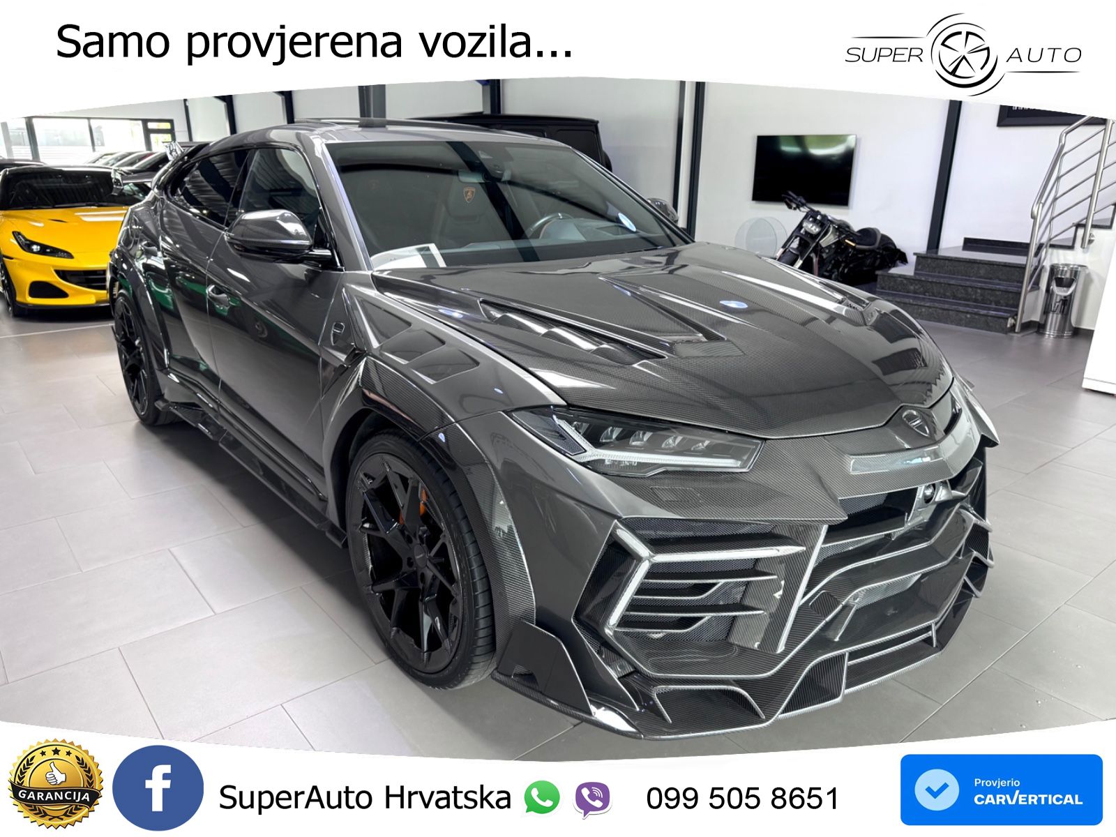 Lamborghini Urus 4.0 V8 (650 KS) 4WD Automatic ZRAČNI+ACC+GR SJED+KAM+PANO
