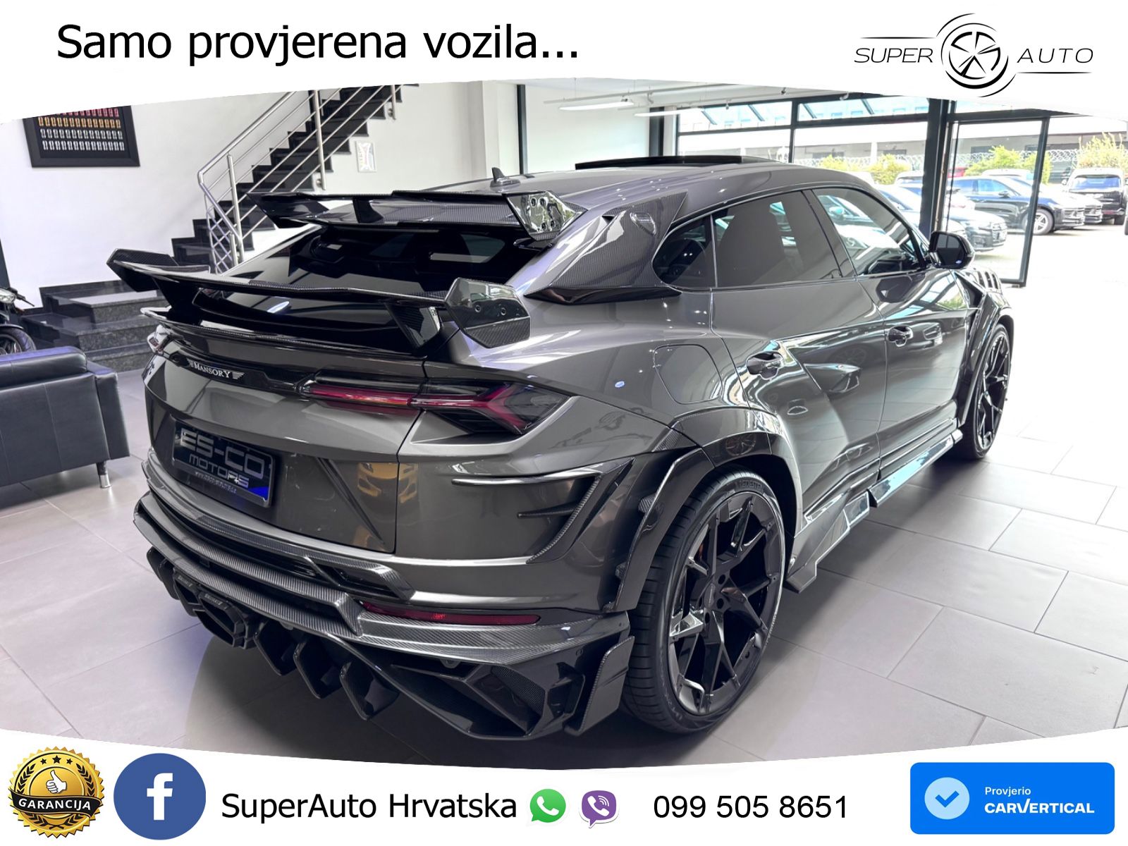 Lamborghini Urus 4.0 V8 (650 KS) 4WD Automatic ZRAČNI+ACC+GR SJED+KAM+PANO