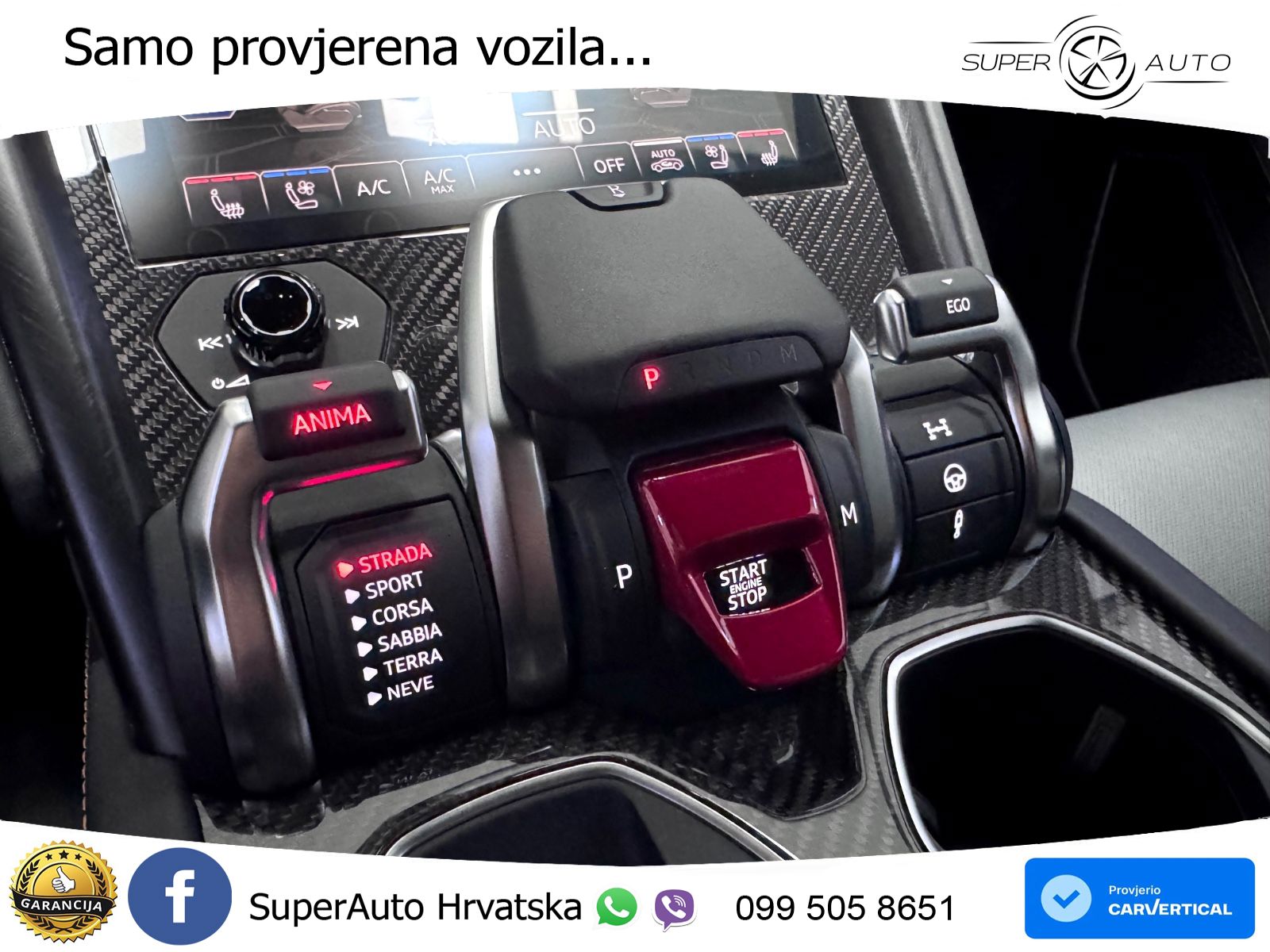 Lamborghini Urus 4.0 V8 (650 KS) 4WD Automatic ZRAČNI+ACC+GR SJED+KAM+PANO
