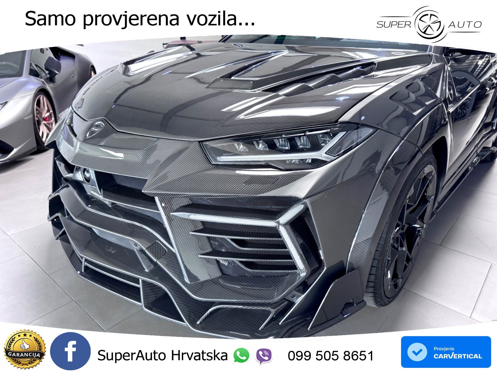 Lamborghini Urus 4.0 V8 (650 KS) 4WD Automatic ZRAČNI+ACC+GR SJED+KAM+PANO