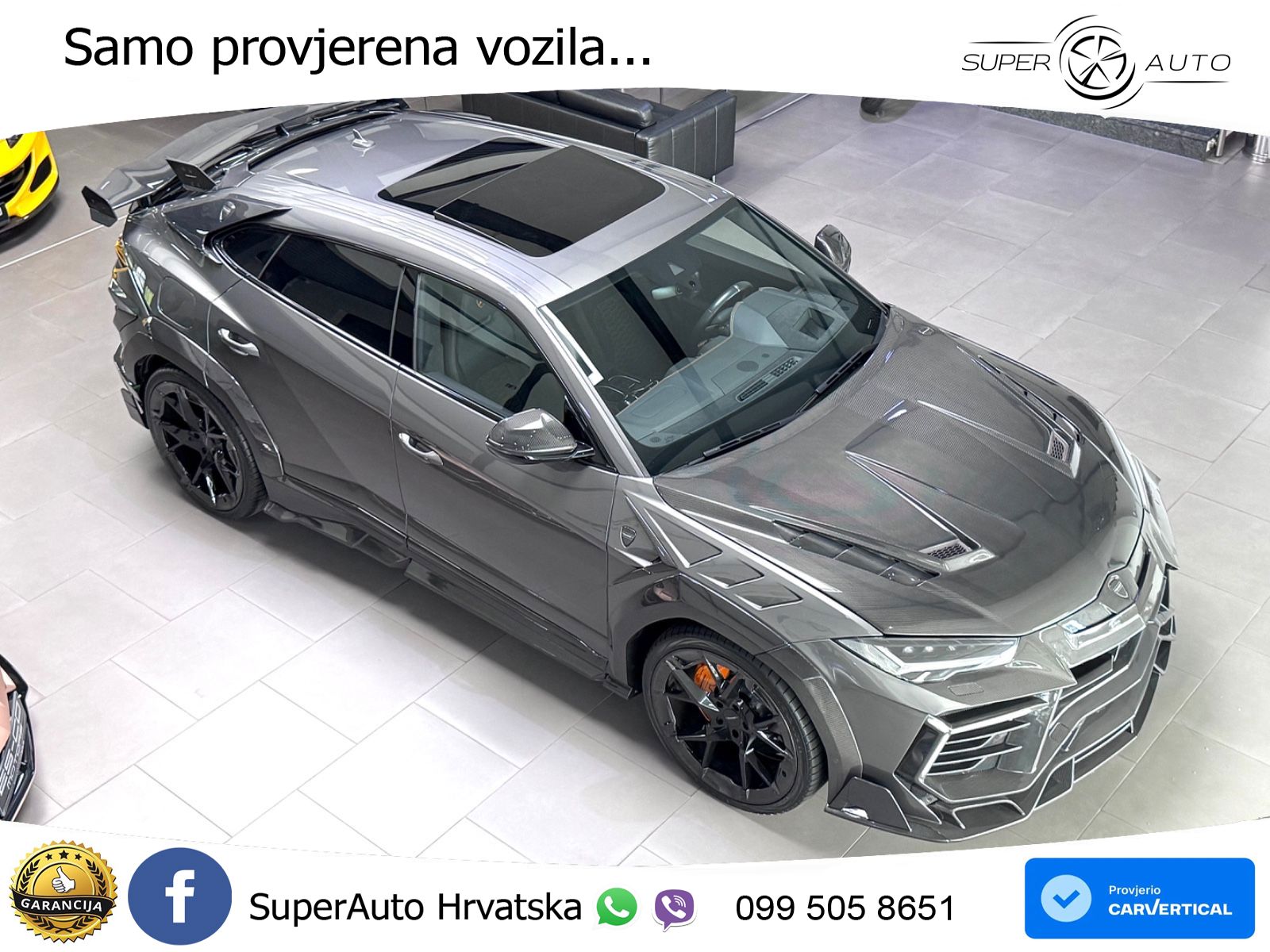 Lamborghini Urus 4.0 V8 (650 KS) 4WD Automatic ZRAČNI+ACC+GR SJED+KAM+PANO