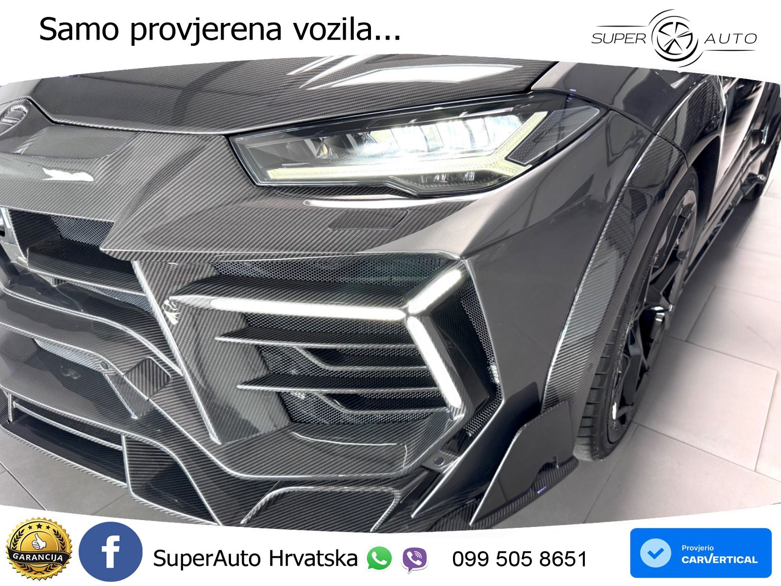 Lamborghini Urus 4.0 V8 (650 KS) 4WD Automatic ZRAČNI+ACC+GR SJED+KAM+PANO