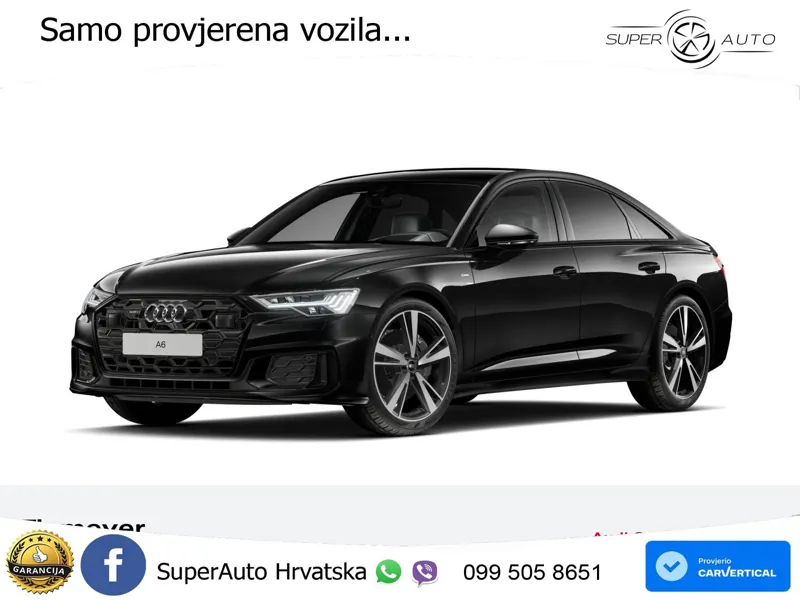 Audi A6 55 TFSI V6 (340 KS) quattro ultra S tronic S line ZRAČNI+ACC+GR SJED+KAM+PANO