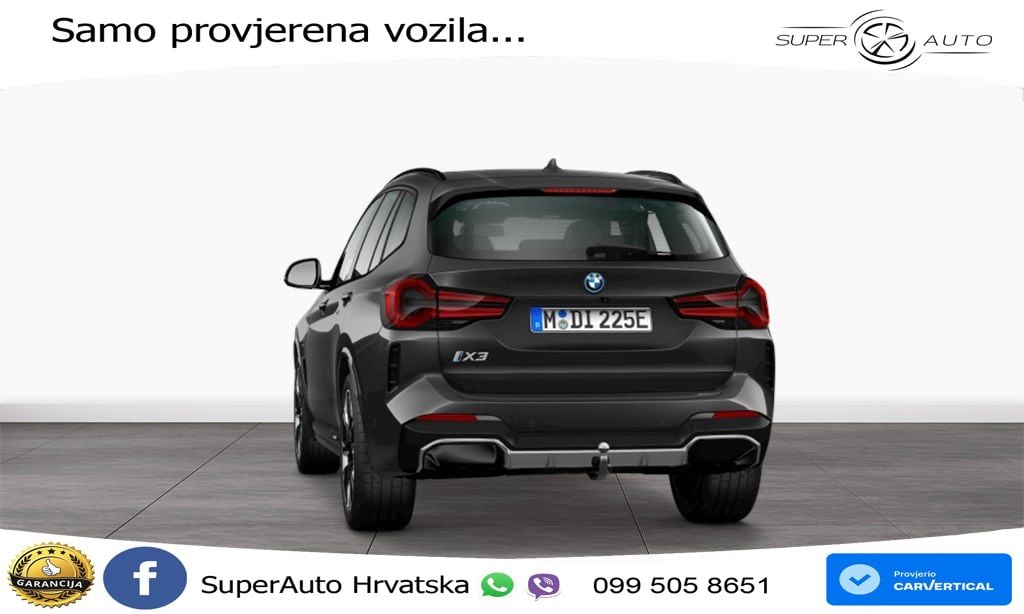 BMW iX3 80 kWh (286 KS) ACC+HEAD+GR SJED+360+PANO