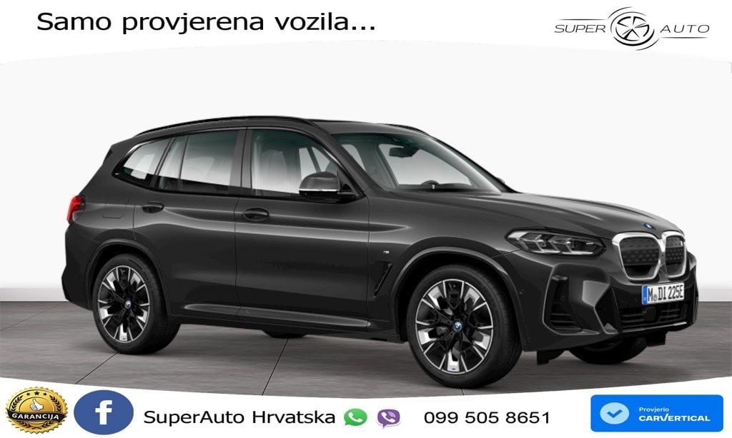 BMW iX3 80 kWh (286 KS) ACC+HEAD+GR SJED+360+PANO