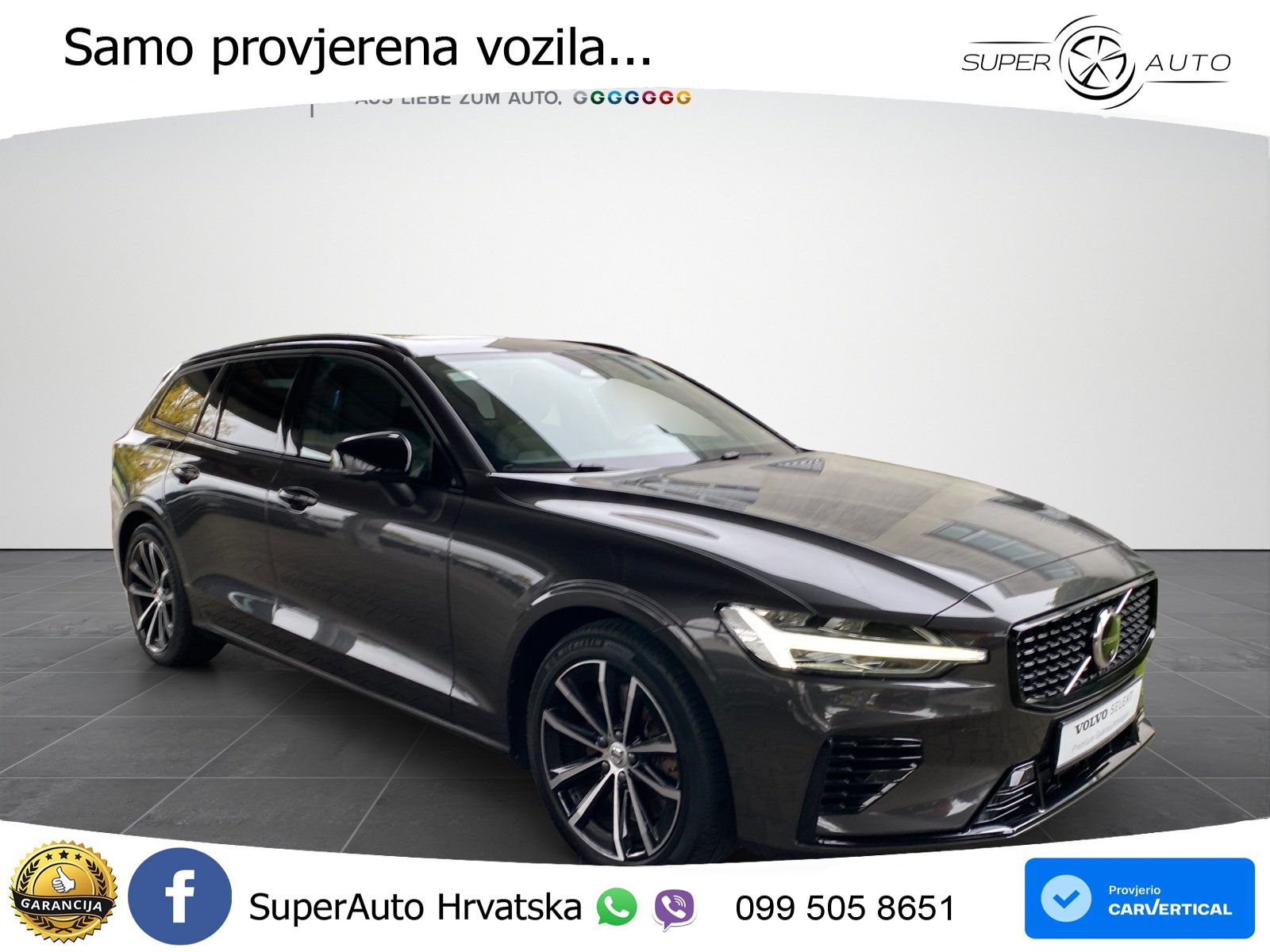 Volvo V60 2.0 T8 AWD Geartronic LED+GR SJED+ACC