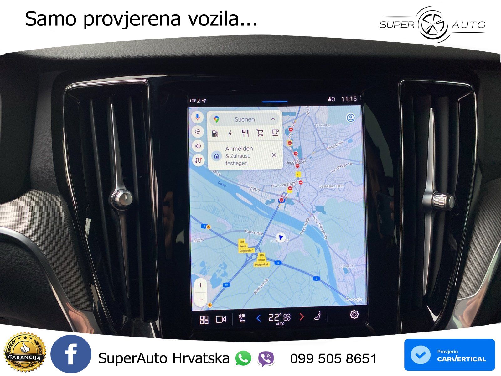 Volvo V60 2.0 T8 AWD Geartronic LED+GR SJED+ACC