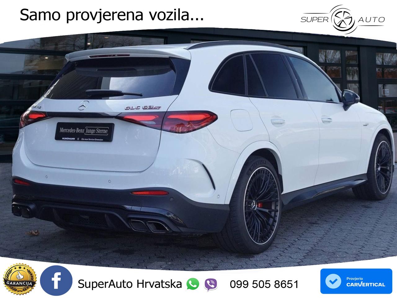 Mercedes AMG GLC 63 S E PERFORMANCE (680 KS) 4MATIC+ AMG SPEEDSHIFT MCT 9G ACC+HEAD+GR SJED+360+PANO