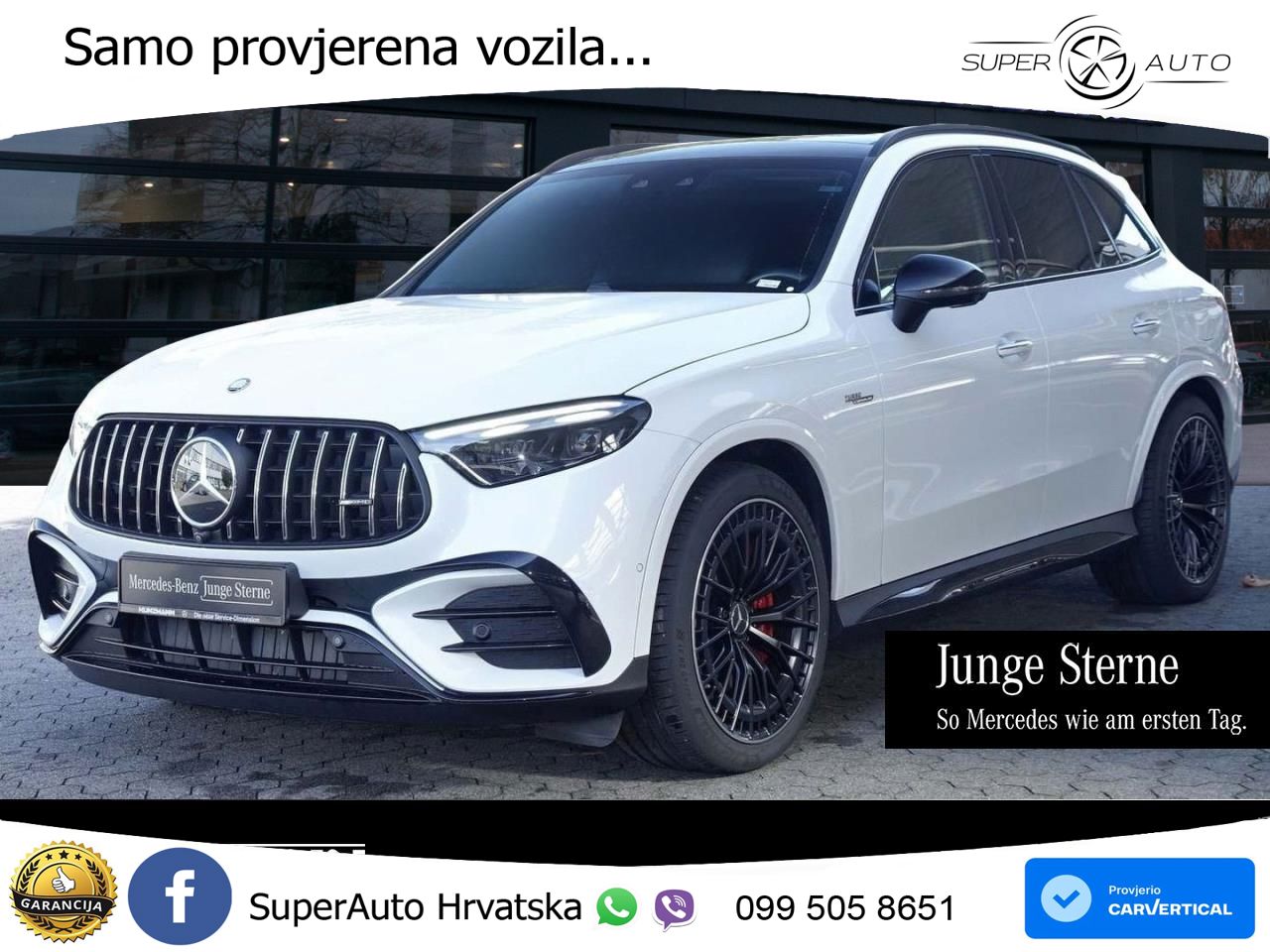 Mercedes AMG GLC 63 S E PERFORMANCE (680 KS) 4MATIC+ AMG SPEEDSHIFT MCT 9G ACC+HEAD+GR SJED+360+PANO