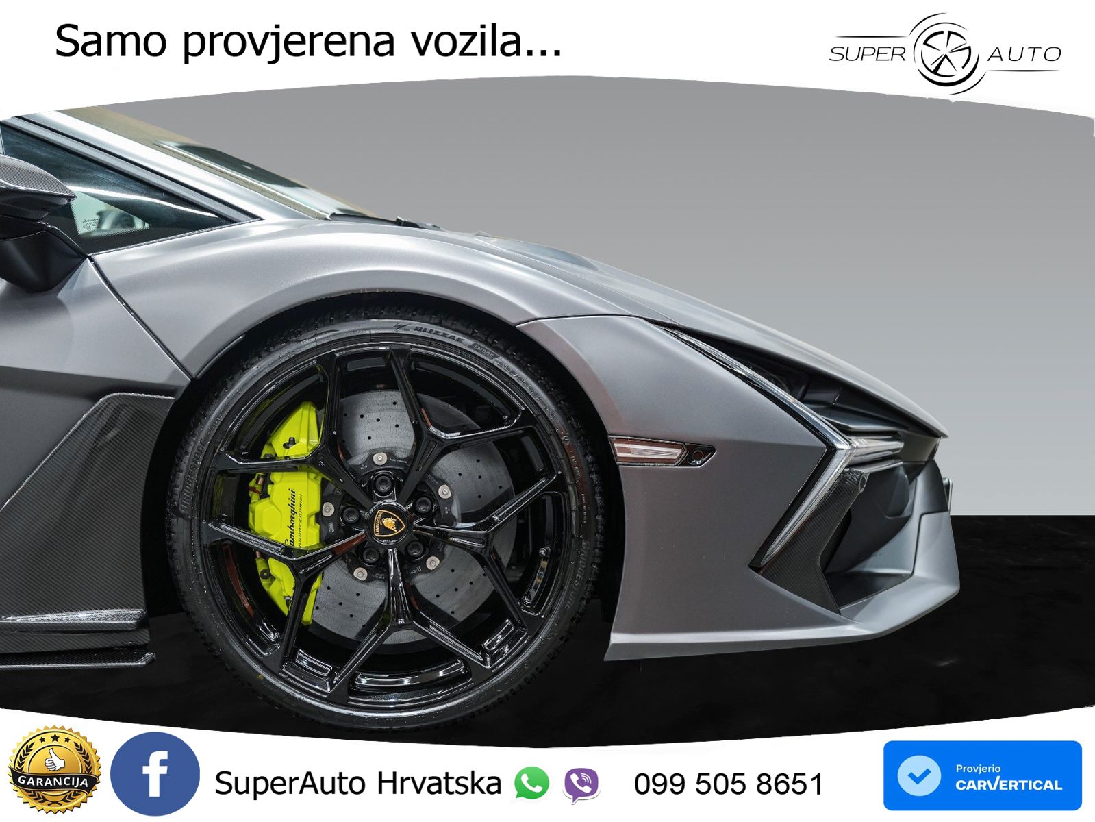 Lamborghini Revuelto 6.5 V12 (1015 KS) 4WD DCT LED+ACC