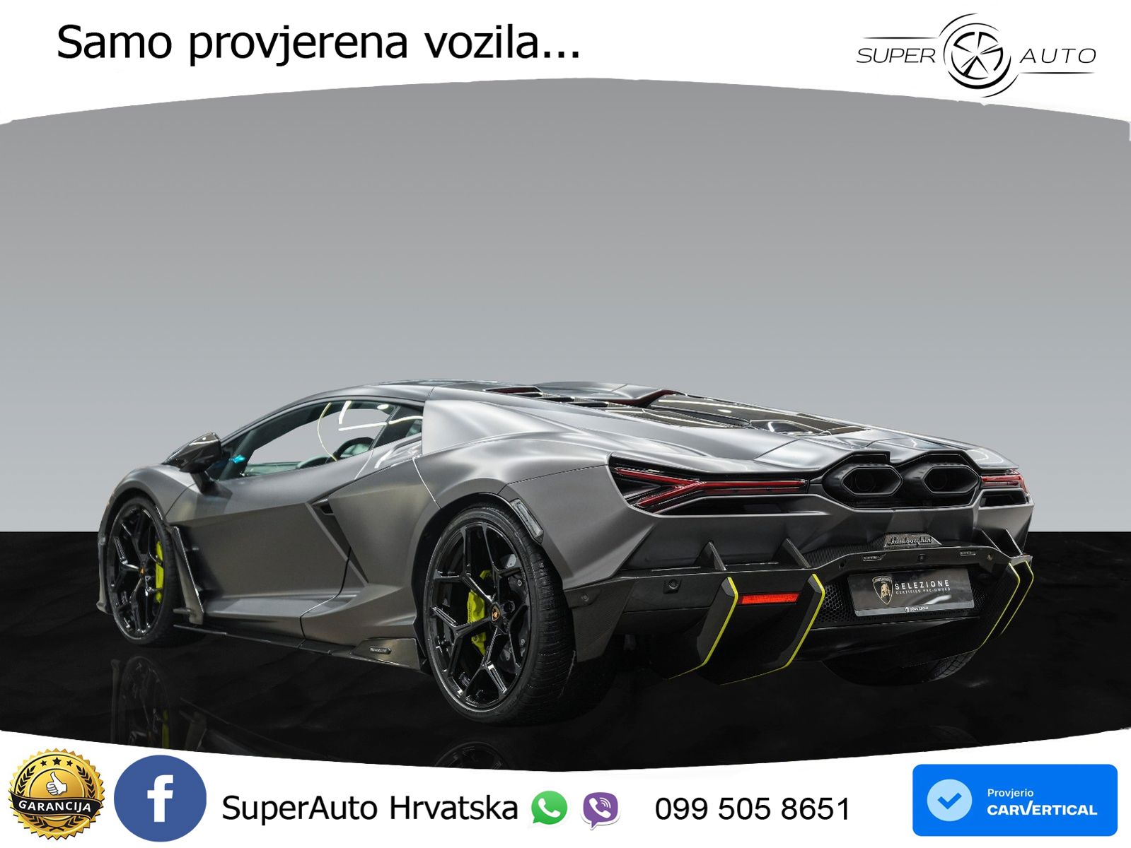 Lamborghini Revuelto 6.5 V12 (1015 KS) 4WD DCT LED+ACC
