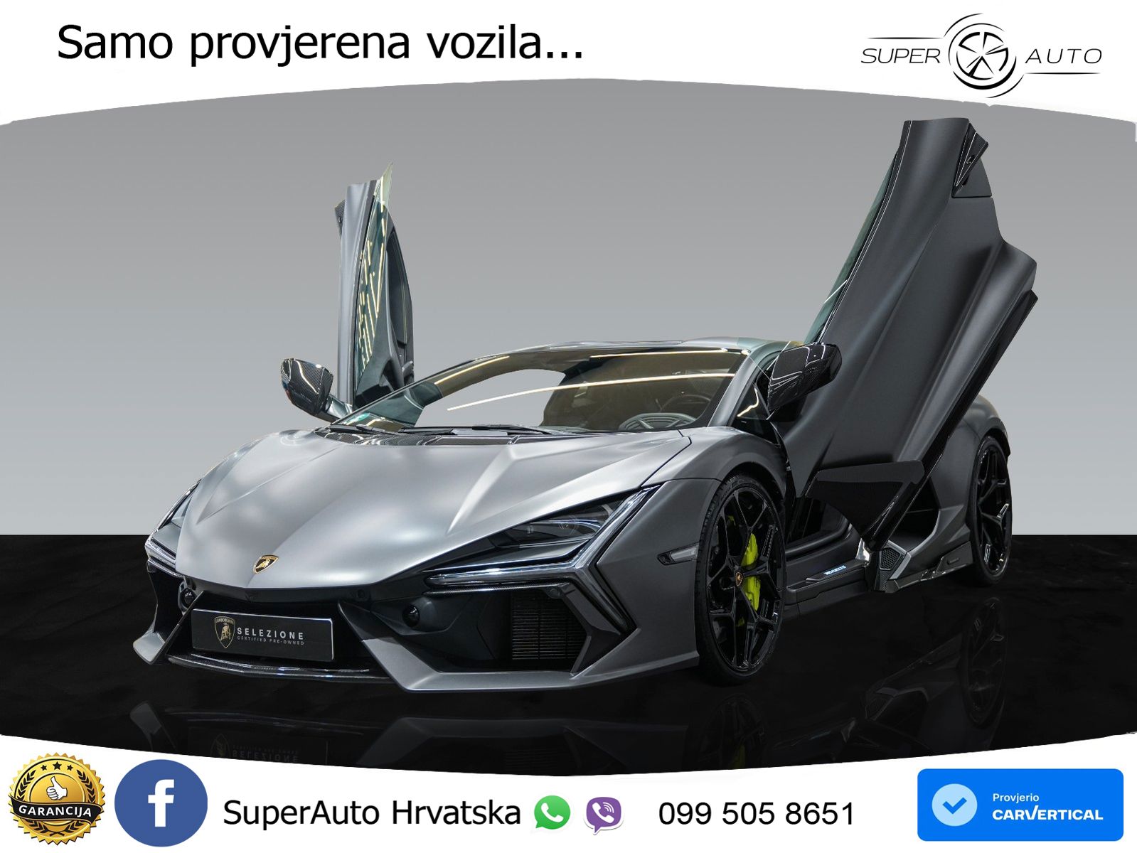 Lamborghini Revuelto 6.5 V12 (1015 KS) 4WD DCT LED+ACC