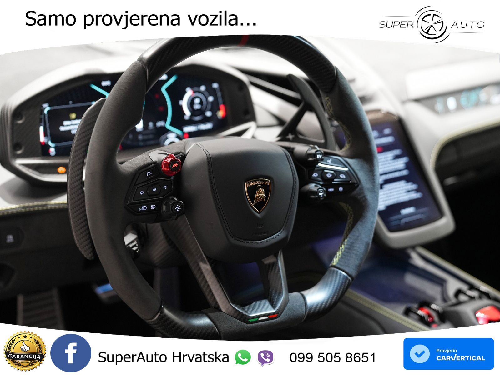 Lamborghini Revuelto 6.5 V12 (1015 KS) 4WD DCT LED+ACC