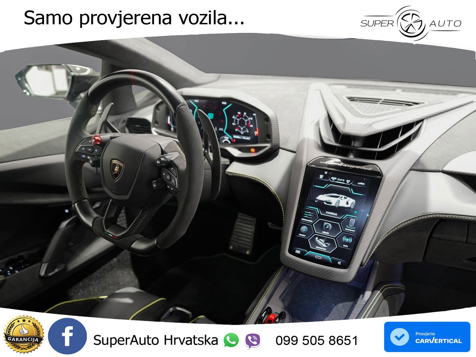 Lamborghini Revuelto 6.5 V12 (1015 KS) 4WD DCT LED+ACC