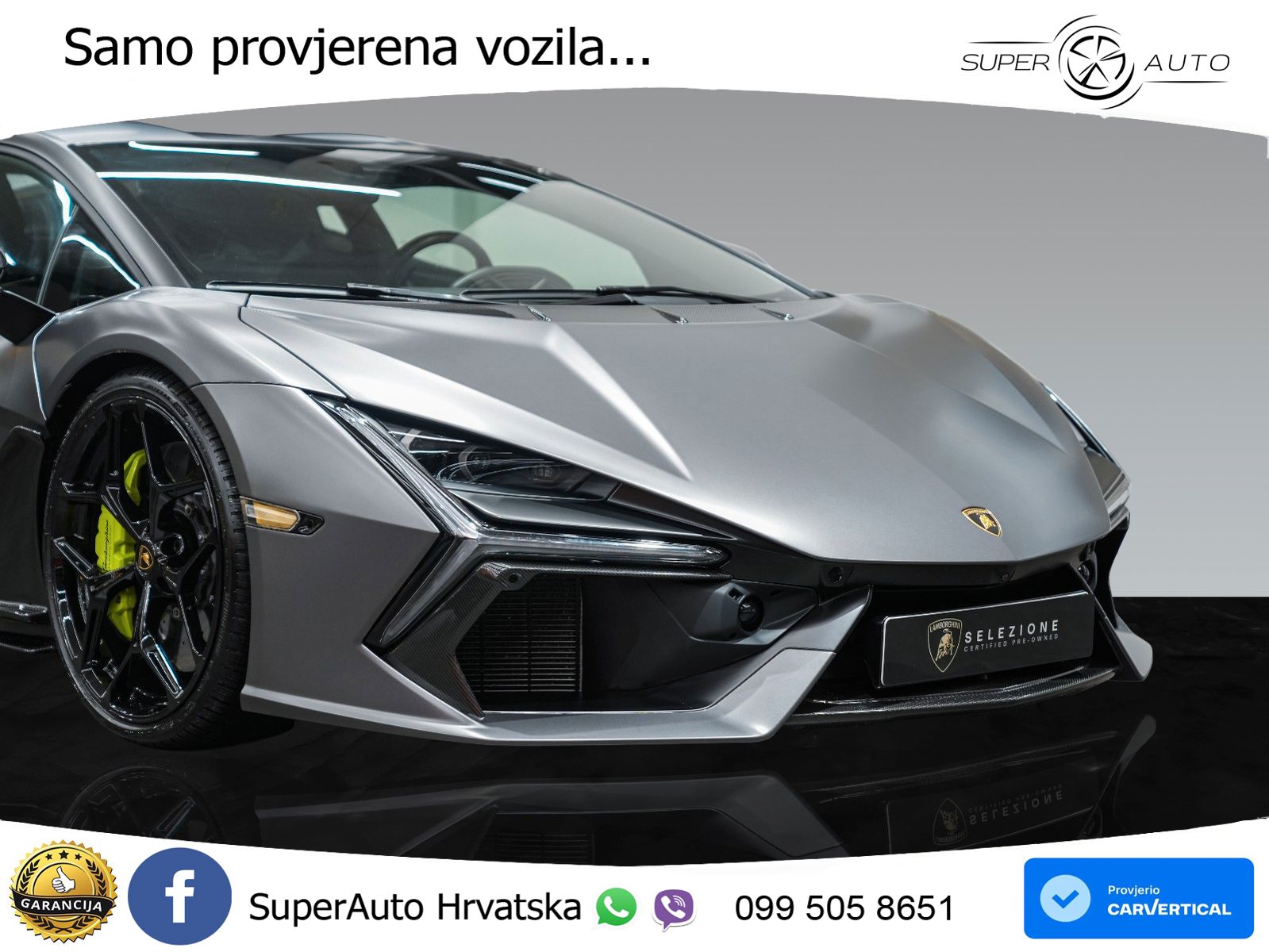 Lamborghini Revuelto 6.5 V12 (1015 KS) 4WD DCT LED+ACC