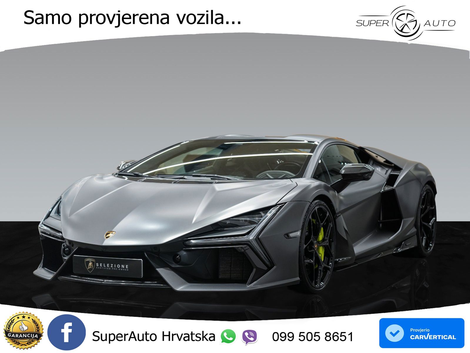 Lamborghini Revuelto 6.5 V12 (1015 KS) 4WD DCT LED+ACC
