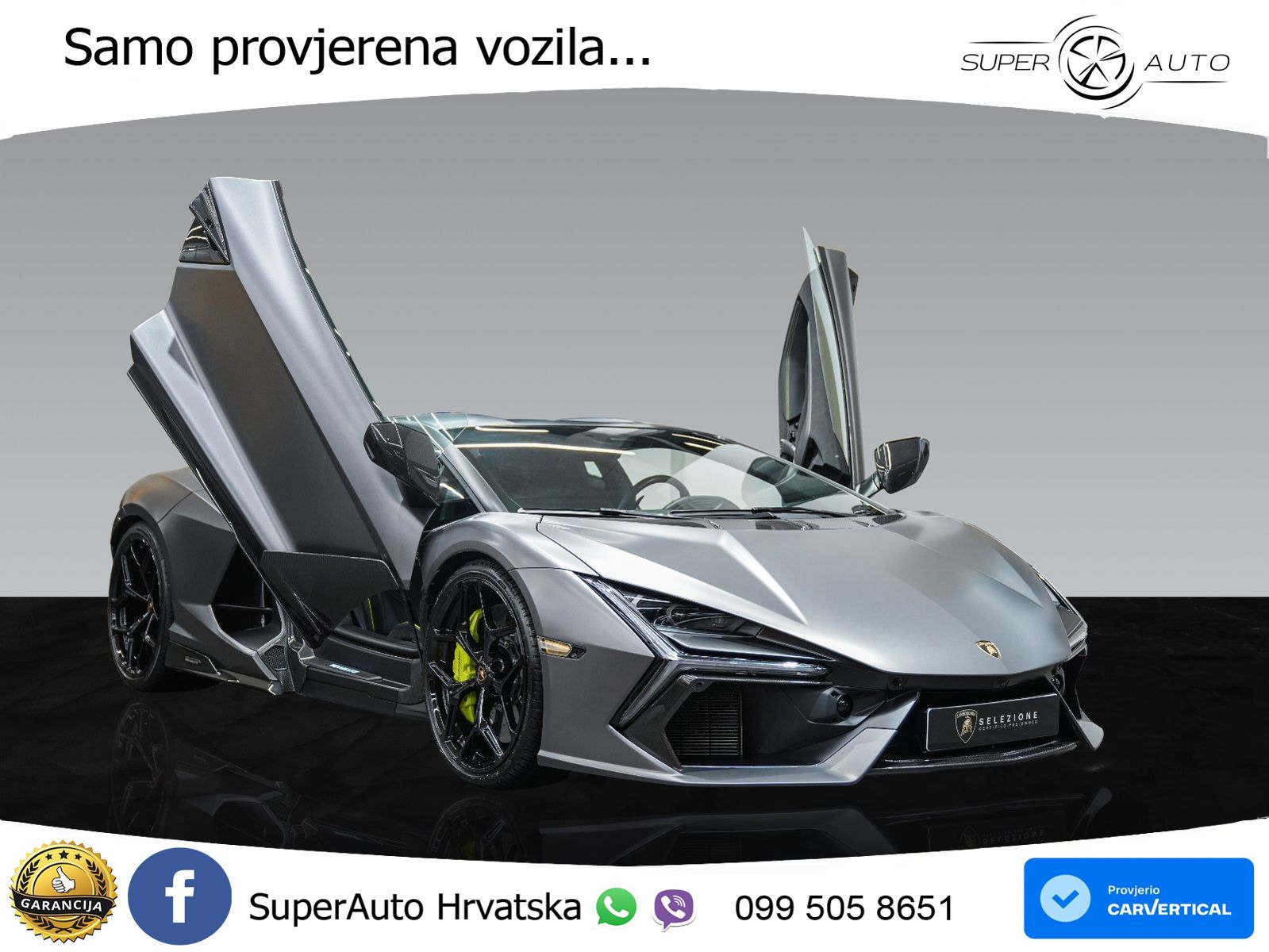Lamborghini Revuelto 6.5 V12 (1015 KS) 4WD DCT LED+ACC