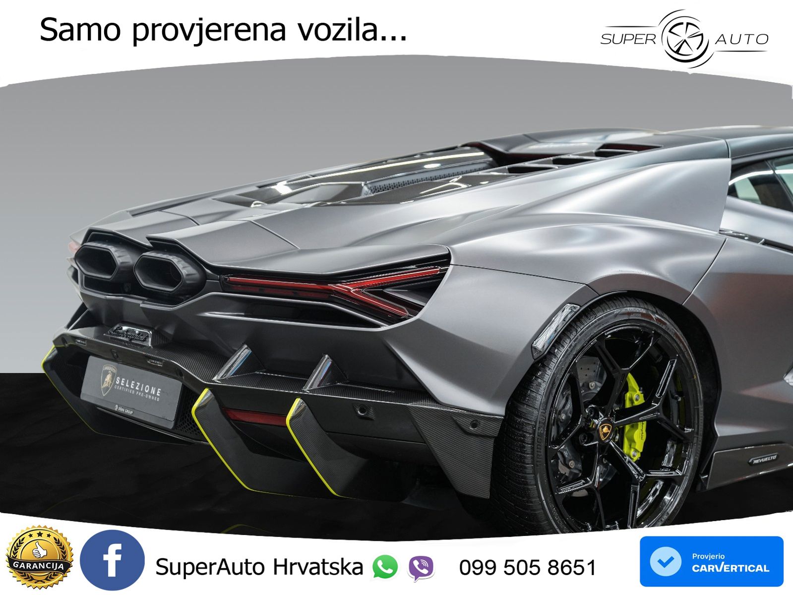 Lamborghini Revuelto 6.5 V12 (1015 KS) 4WD DCT LED+ACC