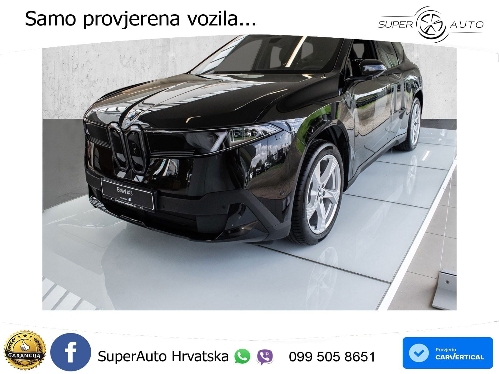BMW iX3 40 82.6 kWh (320 KS) LED+GR SJED+ACC